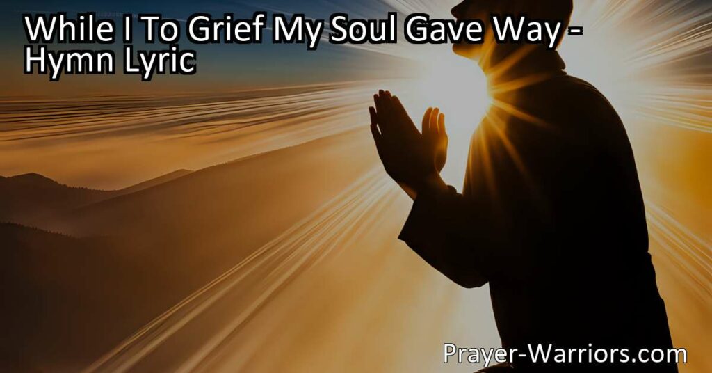 Experience comfort in times of grief and despair with the reassurance that God is in control. Trust in His love and power