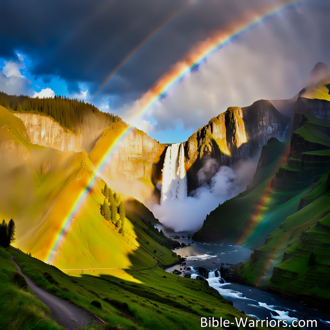 Freely Shareable Hymn Inspired Image Like The Sound Of Many Waters Rolling On Hymn: Experience the joy and significance of Christ's birth through vivid imagery and uplifting refrain. Join in the celebration!