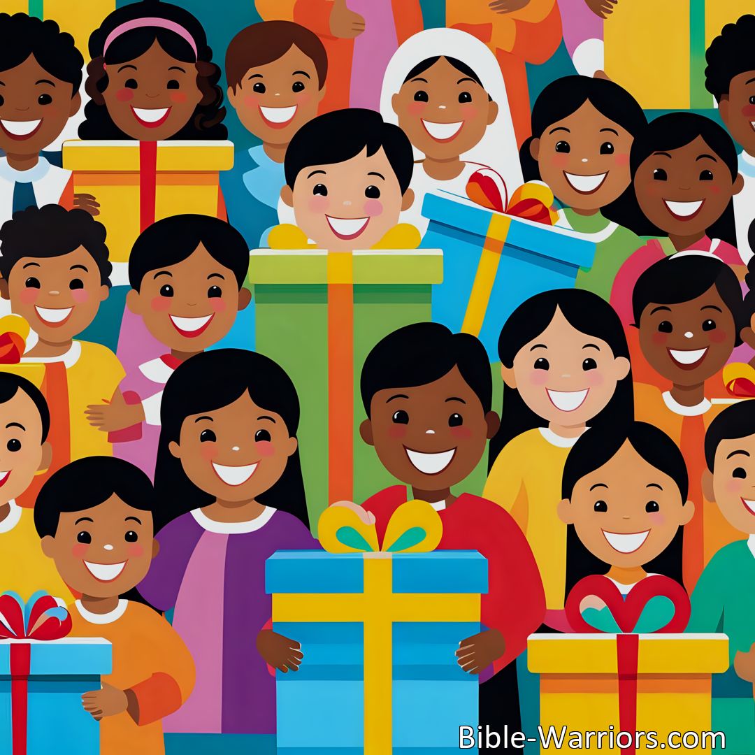 Freely Shareable Hymn Inspired Image Discover the joy in giving small gifts of love to Jesus. Learn how even the smallest acts can make a difference and bring joy to others. Let's be cheerful givers and spread love and joy through our small acts of kindness.