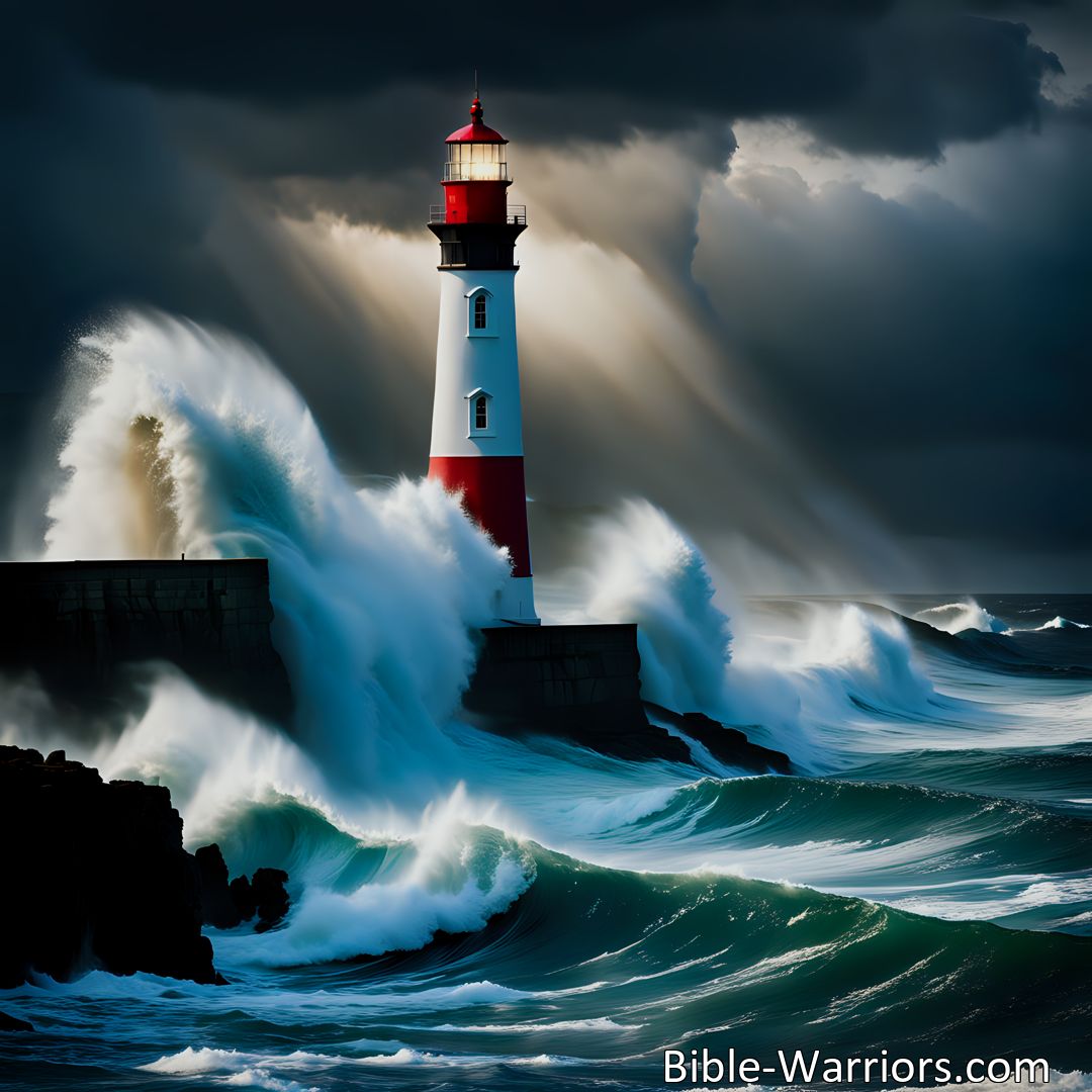 Freely Shareable Hymn Inspired Image Looking for guidance and protection? Look to Jesus when in danger. He will lead you safely through life's storms and bring you peace and comfort.