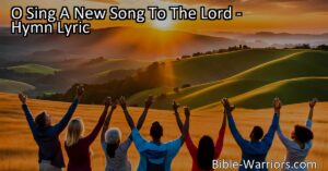 Celebrate and rejoice in the wonders of the Lord's triumphs. Sing a new song with joyful voices and let the world witness His mighty works. Join the harmonious blend of melodies and nature's voices in praising our loving and just judge. "O Sing A New Song To The Lord."