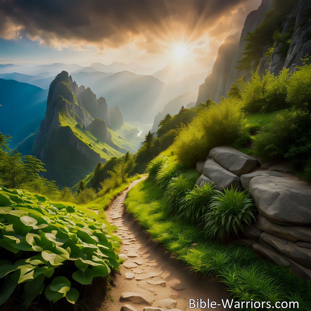 Freely Shareable Hymn Inspired Image Discover the hidden path to joy and glory. Don't let others' judgments deter you. Embrace the road less traveled for eternal rewards. Find out what thousands never knew.