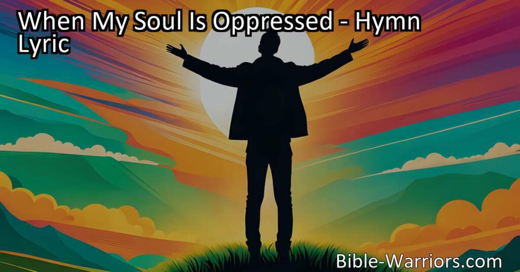 Find solace and hope on the beautiful hills. Lift your eyes and shift your perspective to overcome life's burdens. Join the glorified throng in a new song of joy and peace.