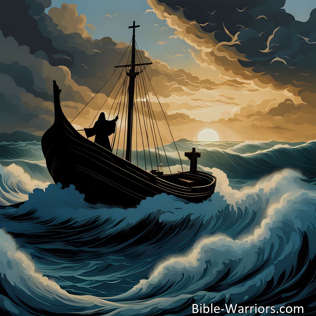 Freely Shareable Hymn Inspired Image Discover Hope & Strength in Life's Storms. When Upon The Raging Waters hymn reminds us of Jesus' presence & support in our darkest times. Find solace & guidance in Him.