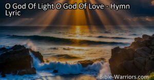 Discover the power of God's light and love. Let His radiant beams expose sin's stain and guide us towards righteousness. Surrender to His will and find true joy in His presence. Experience the transformative love of the O God Of Light O God Of Love.