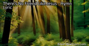 Discover the incredible friendship and love of Jesus. He's not just any friend