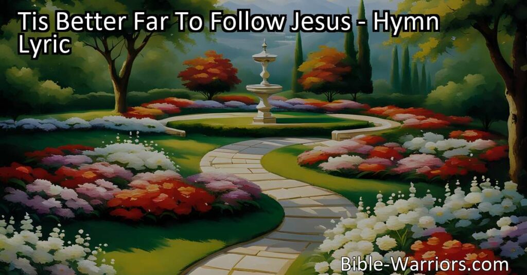Follow Jesus for Joy & Satisfaction - Find true fulfillment & everlasting joy by following Jesus. Leave worldly pleasures behind & experience His love & guidance. Begin the journey today!
