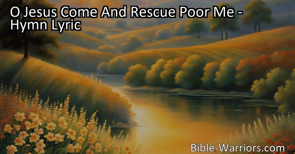 Let the Light Guide You to Salvation - O Jesus Come And Rescue Poor Me. Find hope and comfort in the hymn's powerful message of a guiding light in the valley that can bring salvation. Trust in Jesus' love and climb aboard the chariot of salvation.