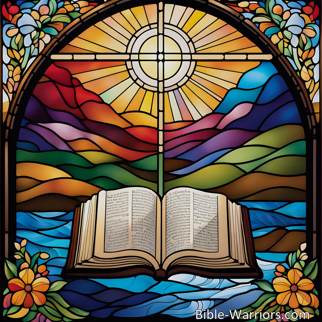 Freely Shareable Hymn Inspired Image Discover the joy of the Blessed Bible - a source of love, guidance, and comfort. Embrace its wisdom and let it transform your life for the better. Explore the treasure trove of wisdom within the pages of this sacred book.