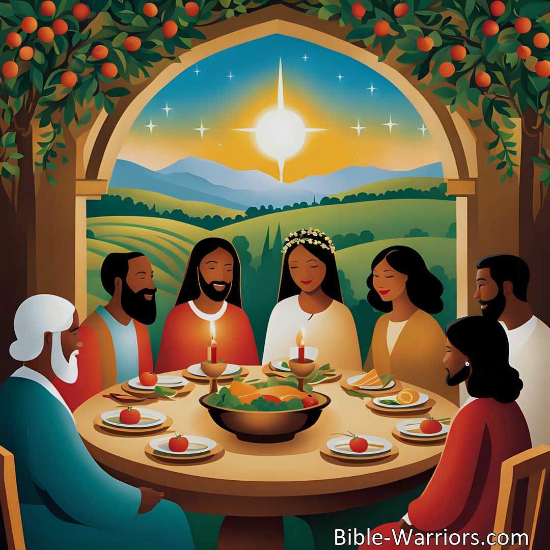 Freely Shareable Hymn Inspired Image Embrace the power of self-restraint and charity inspired by O Jesus, Light of Bethlehem. Discover the importance of fasting and acts of kindness in cleansing our souls and honoring the teachings of Christ. Start your spiritual journey today.