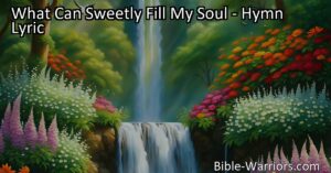 Find joy and satisfaction in the living water. Discover how to quench your soul's thirst. Nothing but the living water can sweetly fill your soul