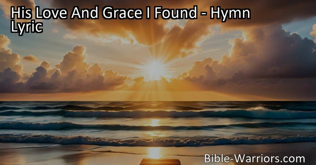 Experience the pure love and grace of Jesus in your life. Find joy and peace in His presence. Cherish His love always. Never loved Him better than today.