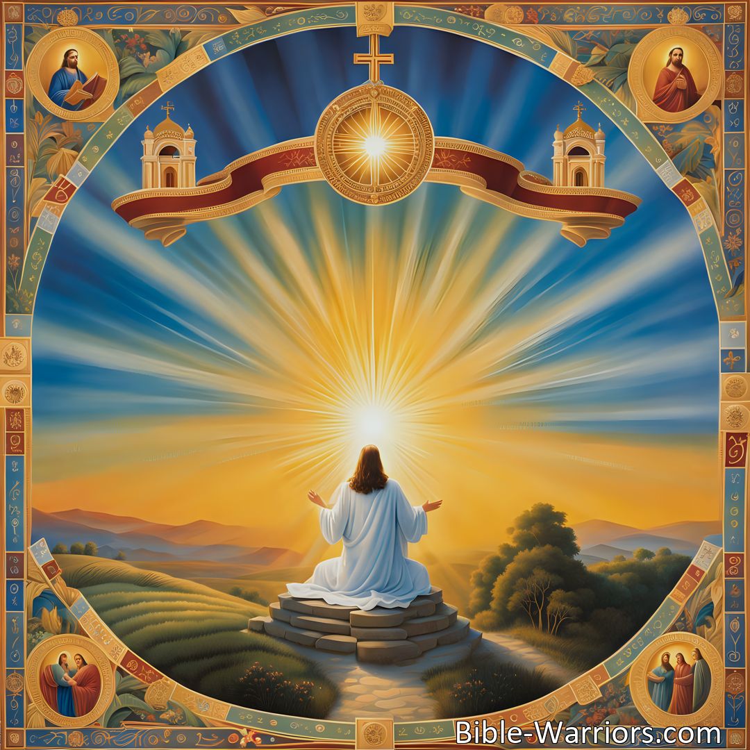 Freely Shareable Hymn Inspired Image I Would Be A Little Sunbeam: Spreading Happiness and Joy | Embrace your role as a little sunbeam and bring light to everyone you encounter. Shine brightly, be kind, and make a difference in the world.