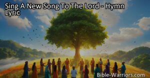 Sing a new song to the Lord and spread joy through music. Celebrate His greatness and connect on a deeper level with this powerful hymn. Join the global chorus of believers in unity and love.
