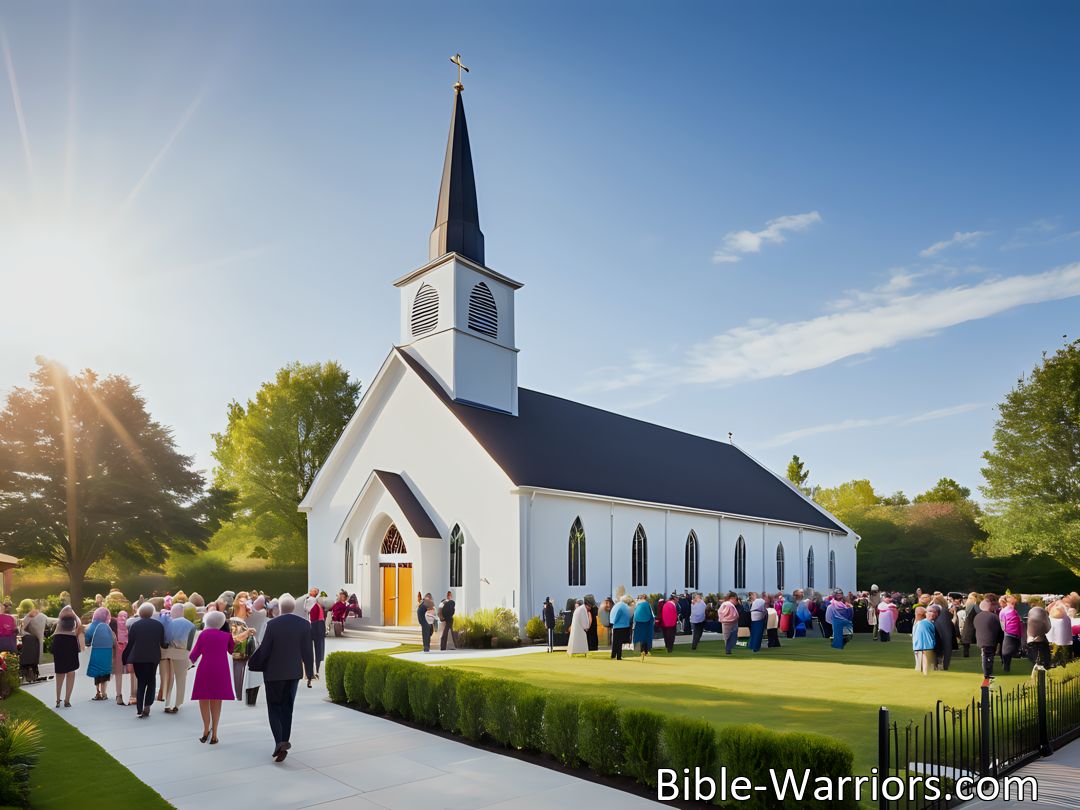 Freely Shareable Hymn Inspired Image Visit the newly built Bethel, a sacred place dedicated to God where prayers are heard, hearts are healed, and souls are redeemed. Experience the power of faith and love in this welcoming community.