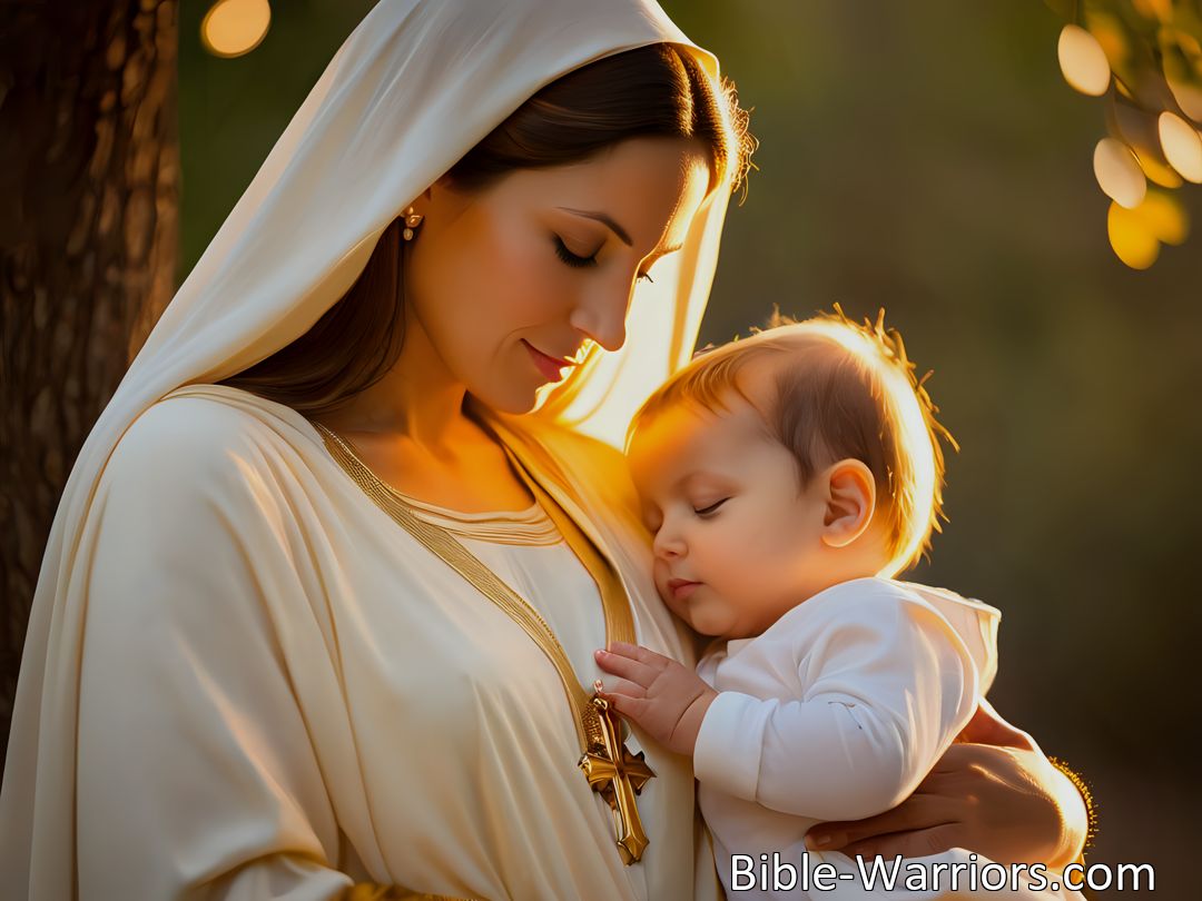 Freely Shareable Hymn Inspired Image Experience the beauty of the hymn Ye Who Own The Faith Of Jesus honoring the Virgin Mary. Join in singing praises and seeking blessings for all, full of grace.