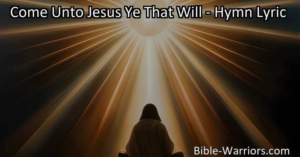 "Find peace and relief in Jesus' embrace. Let go of burdens and seek support for a path to happiness. You are not alone in your journey. Come Unto Jesus today."