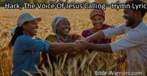 Answer the call of Jesus today! Reflect on your purpose and embrace service with love and compassion. Join the journey of inner transformation.