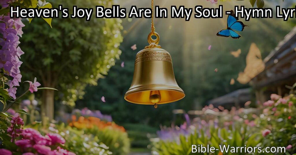 Experience the celestial melody of joy bells in your soul with the timeless message of rest and love. Embrace the divine presence within and trust in everlasting light. Journey with us towards endless praise.