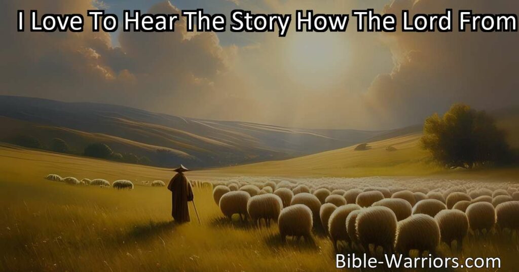 Experience the transformative story of Jesus as the gentle shepherd