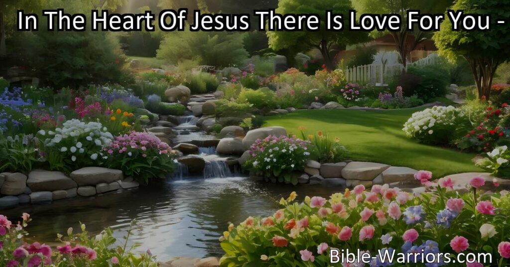 Discover the boundless love in the heart of Jesus. Embrace self-acceptance and spiritual fulfillment on a journey of love