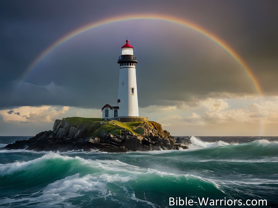 Freely Shareable Hymn Inspired Image Anchor your soul in Jesus through life's storms. Find peace and strength in His unwavering love. Trust Him to guide you through the tempestuous seas.