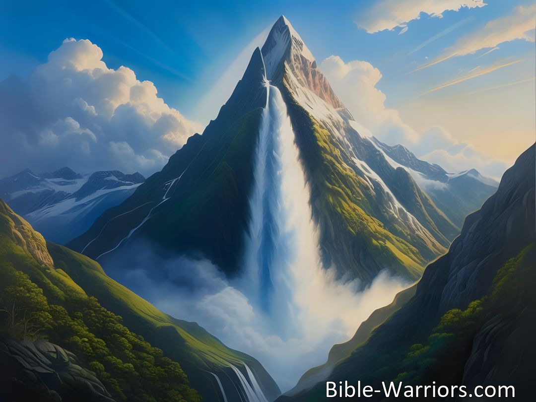 Jesus Lead Me Up The Mountain - Hymn Lyric - Bible Warriors