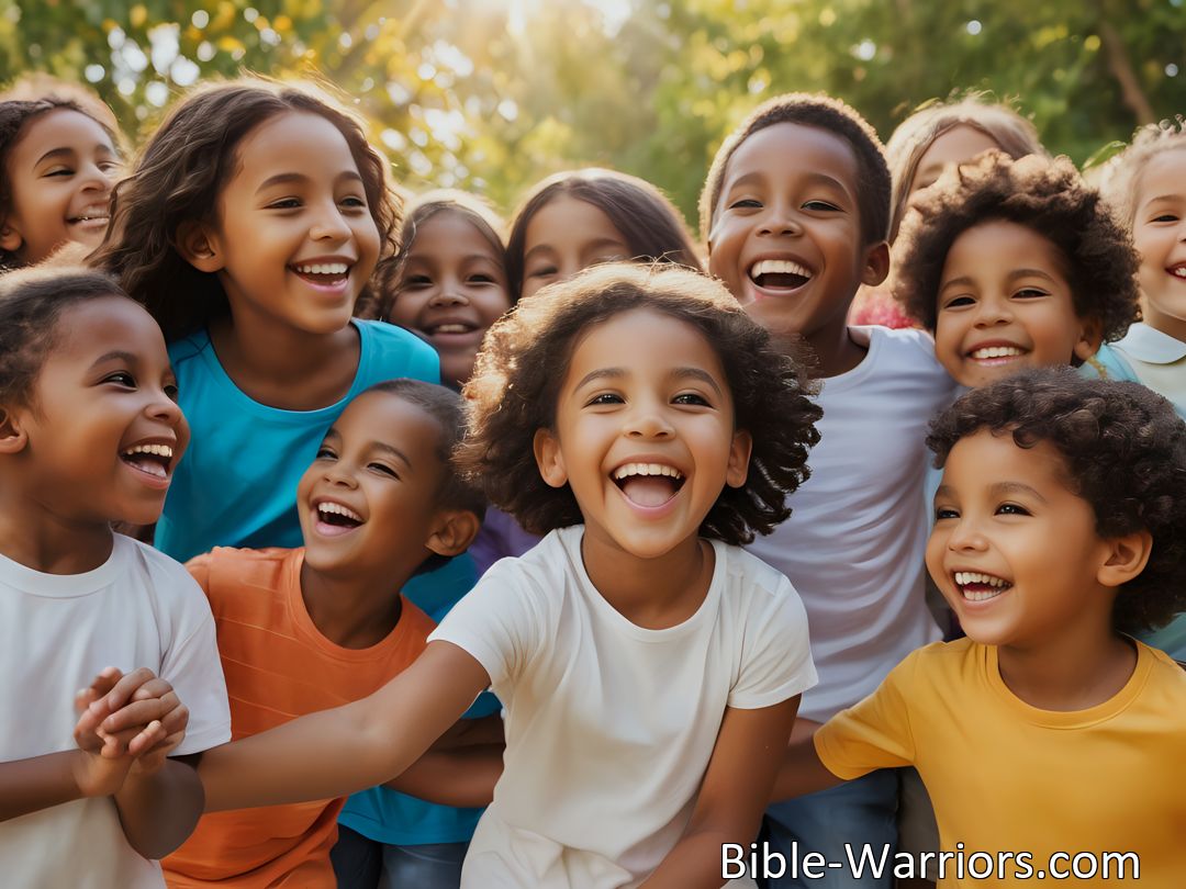 Freely Shareable Hymn Inspired Image Discover the profound truth - Jesus loves children, the Bible says so - embracing vulnerability, divine love, and inclusivity. Let your heart be touched by this universal message.