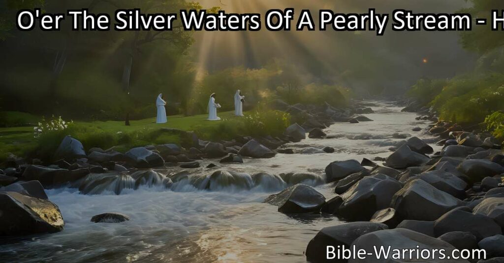 Embark on a spiritual journey through the silver waters of a pearly stream. Explore the blissful dreams just before the dawning of the day. Discover inner peace and connection in this enchanting reflection.