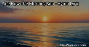 Discover the beauty of the morning sun and how it can guide you towards inner peace and fulfillment. Start your journey to happiness today.