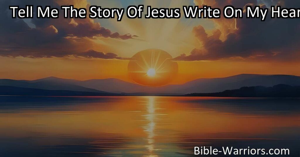 Discover the powerful and transformative story of Jesus