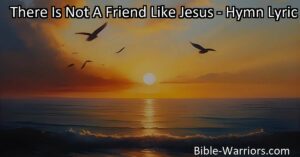 Discover the enduring friendship of Jesus in life's trials. Find comfort