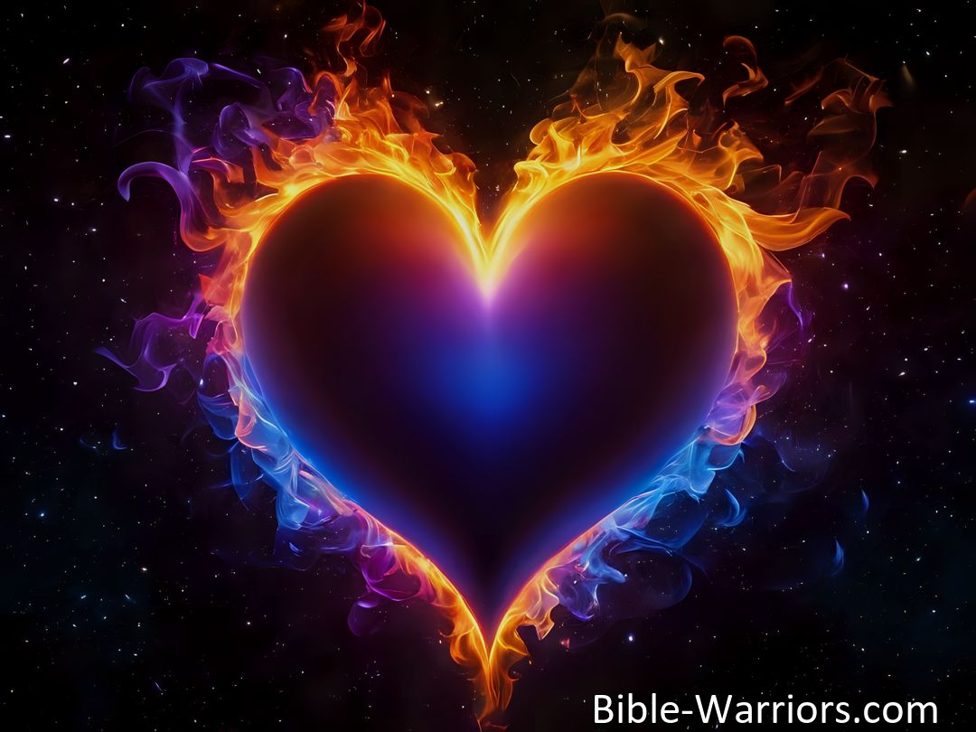 Freely Shareable Hymn Inspired Image Experience the transformative power of divine love! 'Tis Burning In My Soul is a journey of acceptance, grace, and spiritual growth. Embrace the flame within.