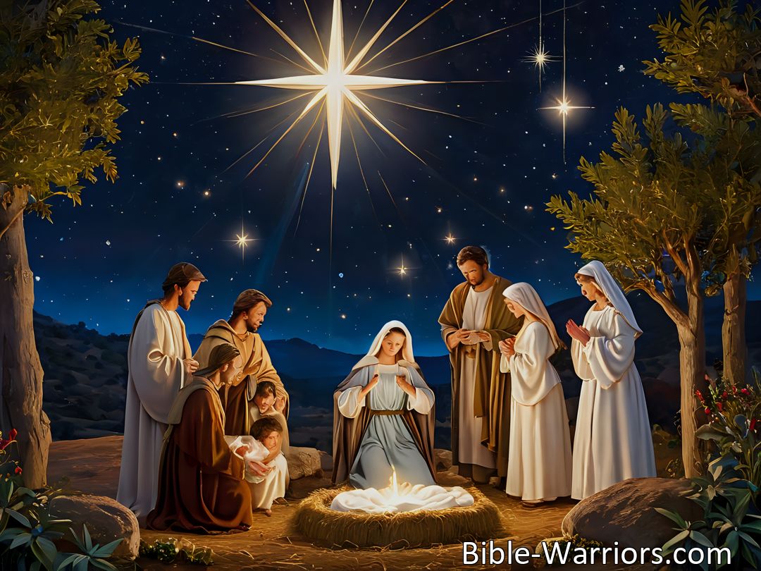 Freely Shareable Hymn Inspired Image Celebrate Jesus' Birthday today with joy and reverence. Reflect on the humble birth that brought love and salvation to all. Sing praises to our King!