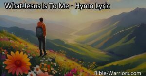 Discover how finding inner peace and joy through spiritual connection can lead to a life free from trouble and constant victory. Explore actionable steps for transformation. The keyword "What Jesus Is To Me" highlights the deep spiritual connection discussed in the content.