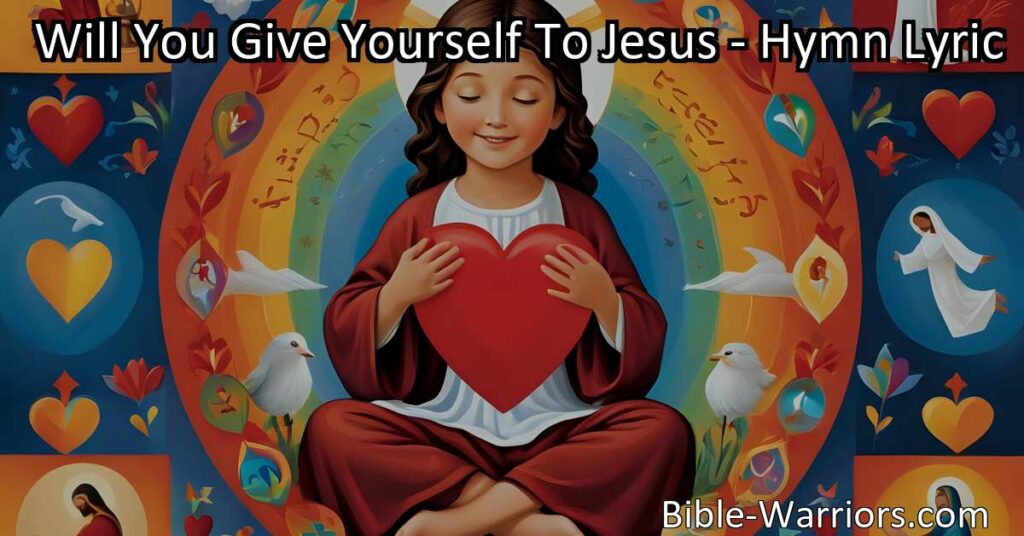 Embrace a sacred journey of self-discovery and divine love. Will you give yourself to Jesus and surrender to the call of your truest self?